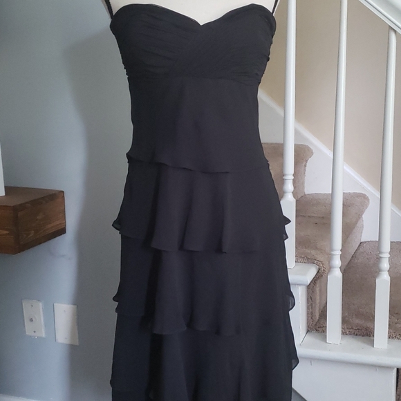 Black Strapless Cocktail Dress - Picture 2 of 3